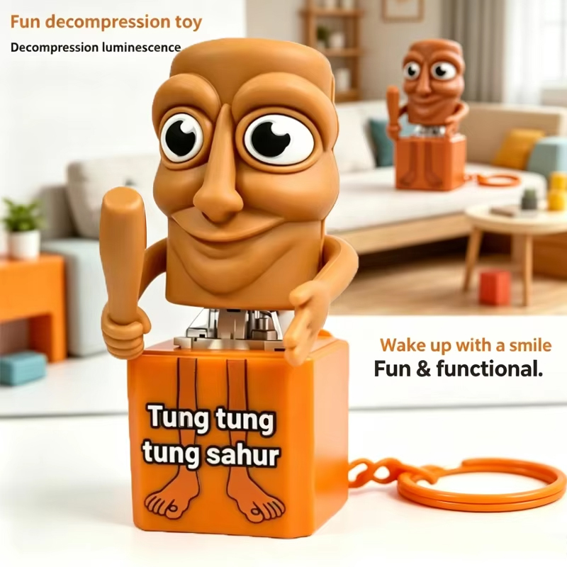Home Bar Accessories - Nouveau porte-clés Tung Tung Tung Sahur,