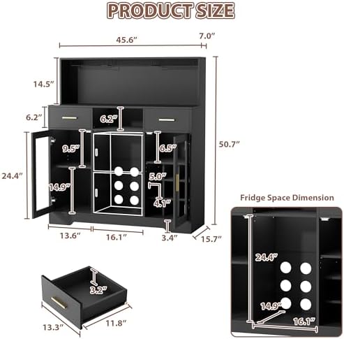Mini-réfrigérateur avec rangem - Home Bar And Fridge avis et prix