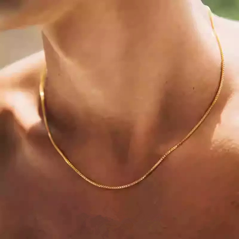 Collier en argent Sterling 925 - Bar Cart Gold avis et prix