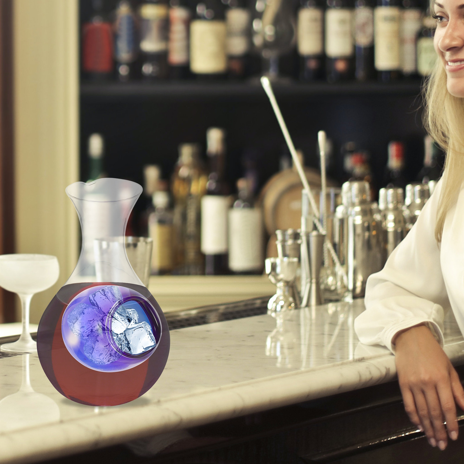 Carafe à vin réutilisable en v - Home Bar Supplies avis et prix