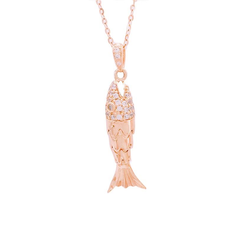 Collier en forme de poisson br - Bar Cart Gold avis et prix