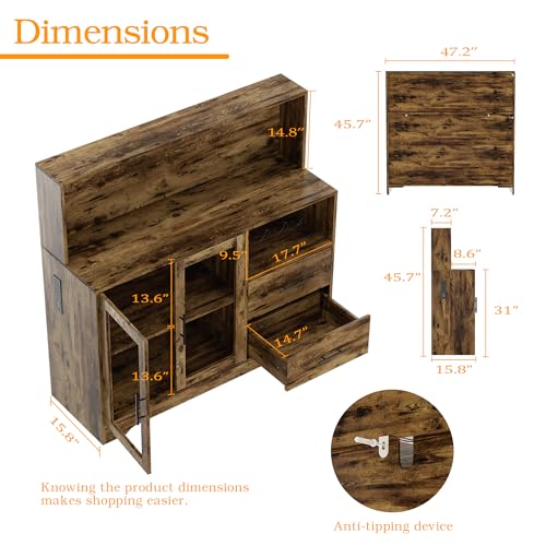 Meuble Bar pour la Maison avec - Home Bar And Cabinet avis et prix