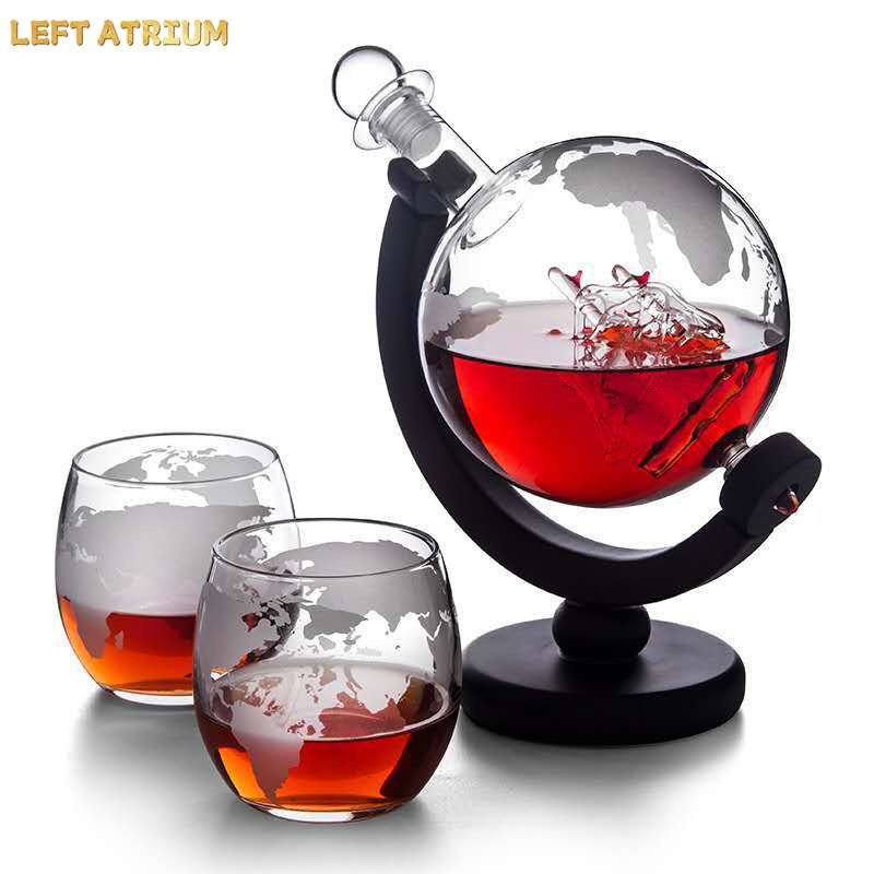 Carafe en verre en forme de gl - Decanter Globe Set avis et prix