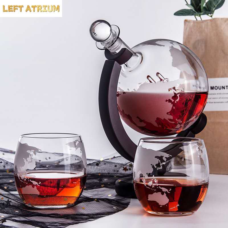 Carafe en verre en forme de gl - Decanter Globe Set avis et prix