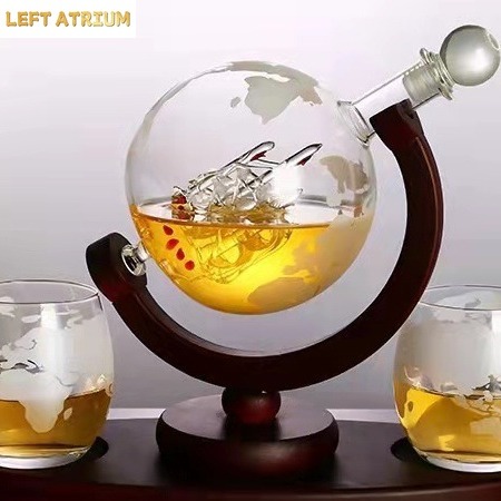 Carafe en verre en forme de gl - Decanter Globe Set avis et prix