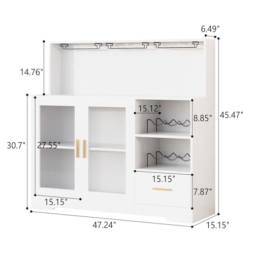 Meuble à vin avec éclairage LE - Home Bar And Cabinet avis et prix