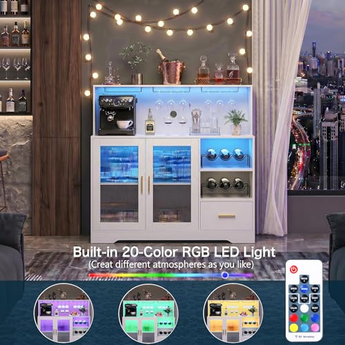 Meuble à vin avec éclairage LE - Home Bar And Cabinet avis et prix