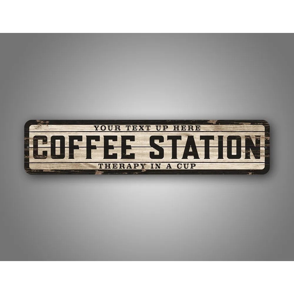 Plaque en bois vieilli avec lo - Home Bar Cafe avis et prix