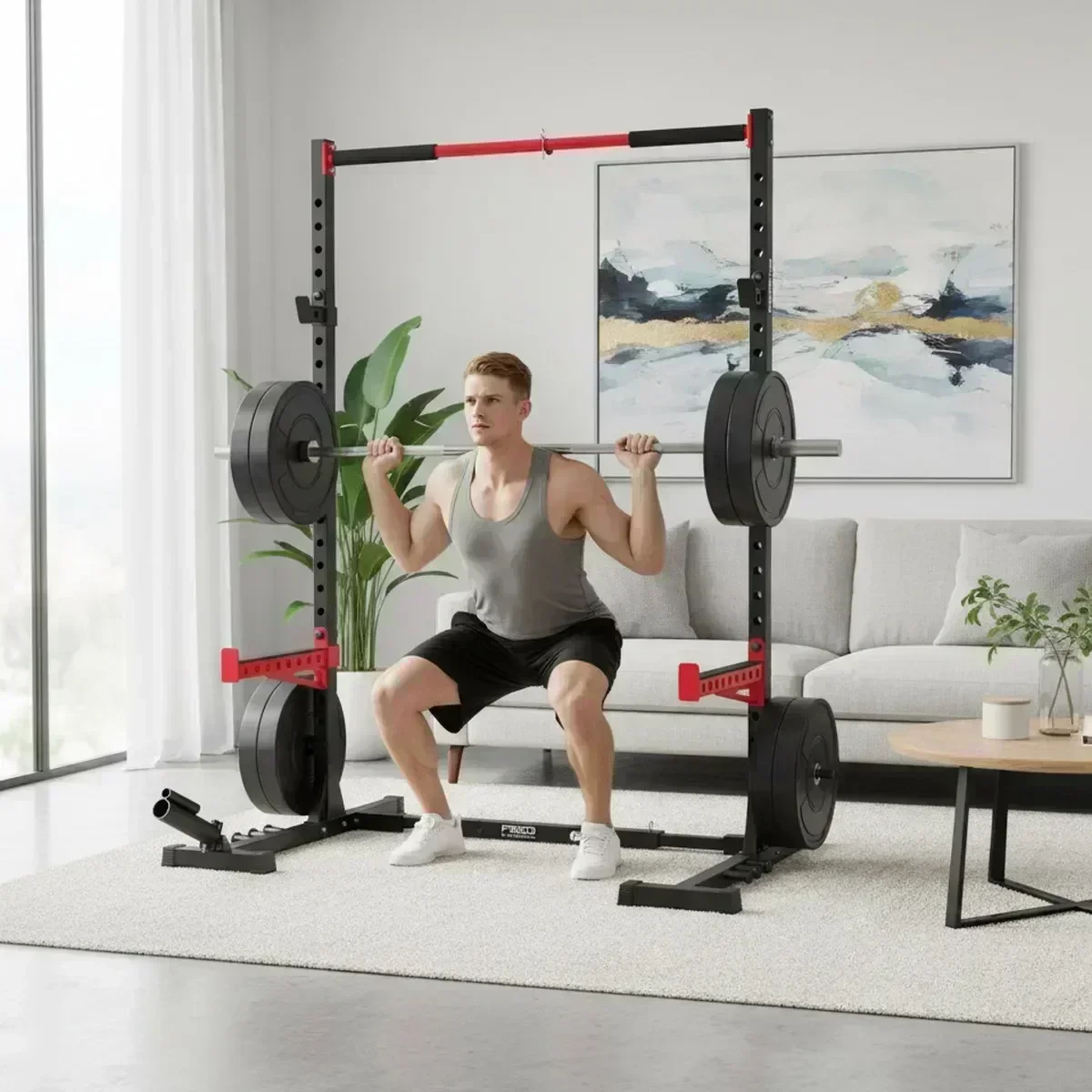 Support de Squat Réglable pour - Home Bar And Gym avis et prix