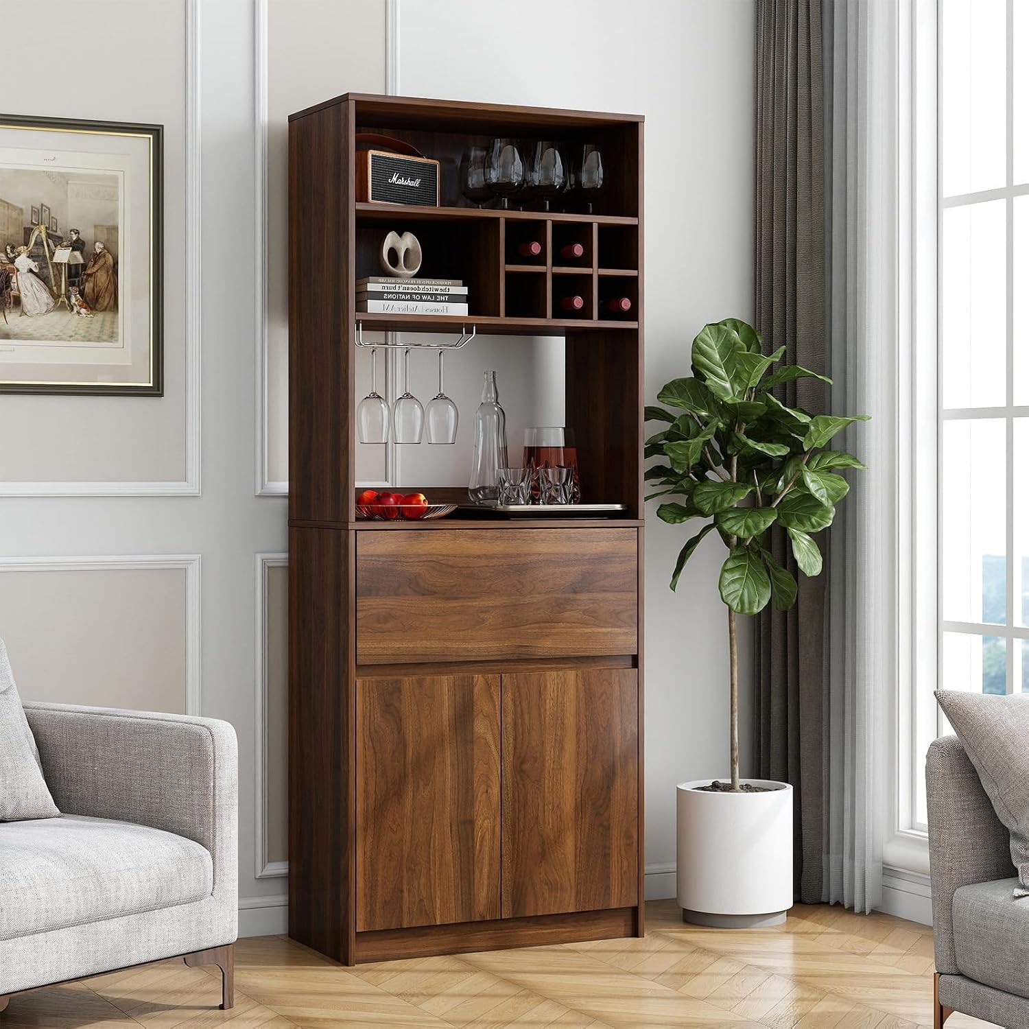 Meuble de bar à café, armoire  - Home Bar And Cabinet avis et prix