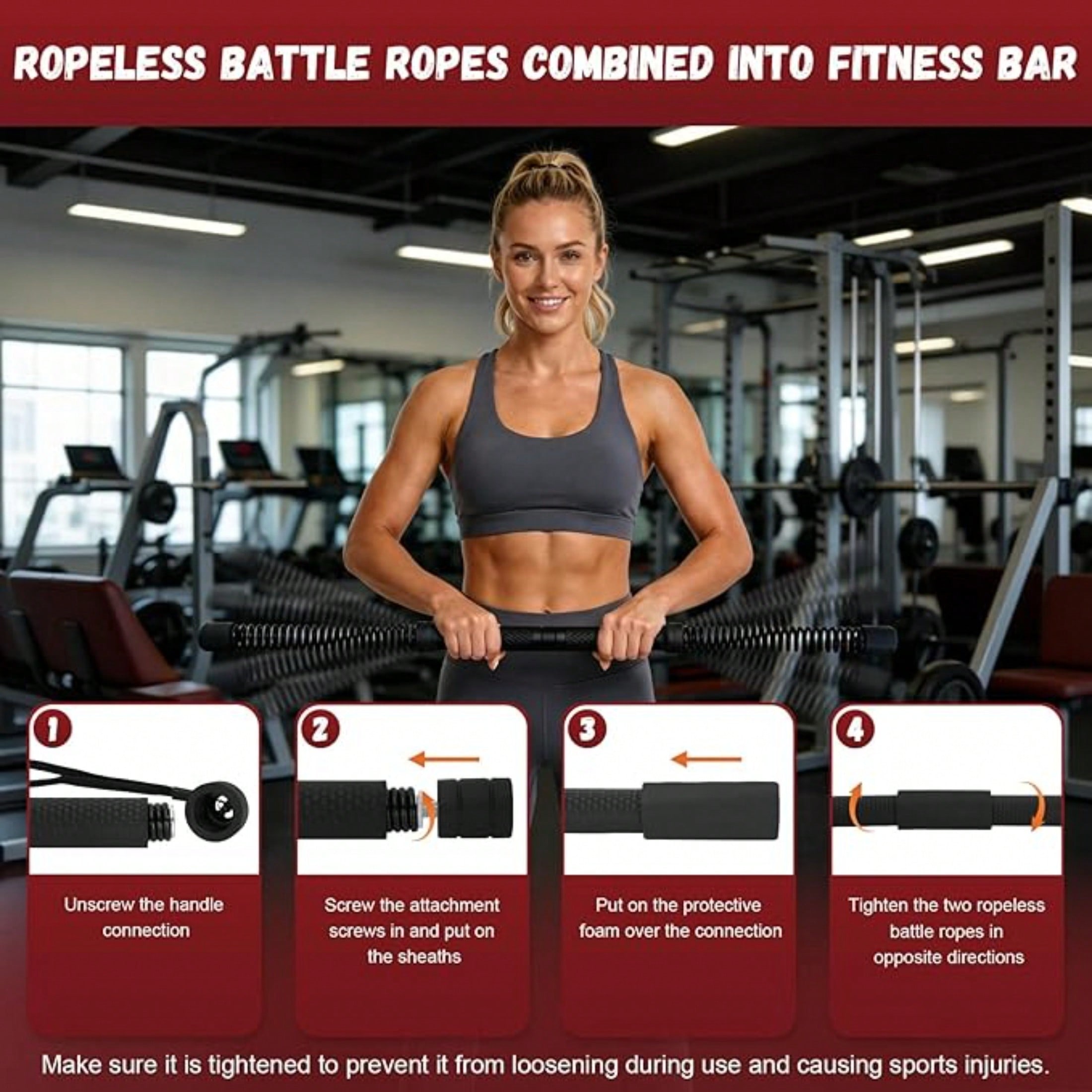 Barre de torsion sans fil 2-en - Home Bar And Gym avis et prix