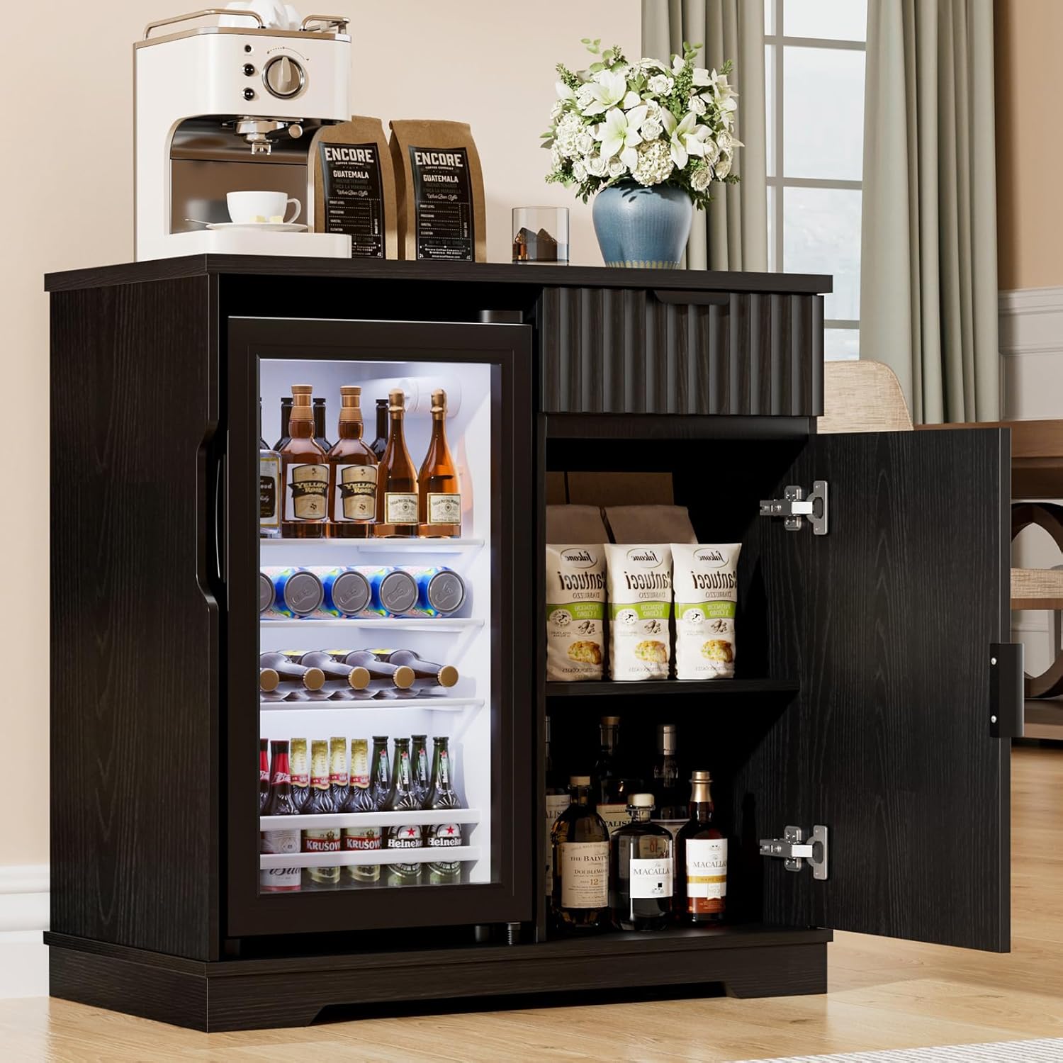Mini réfrigérateur cannelé (ré - Home Bar And Fridge avis et prix